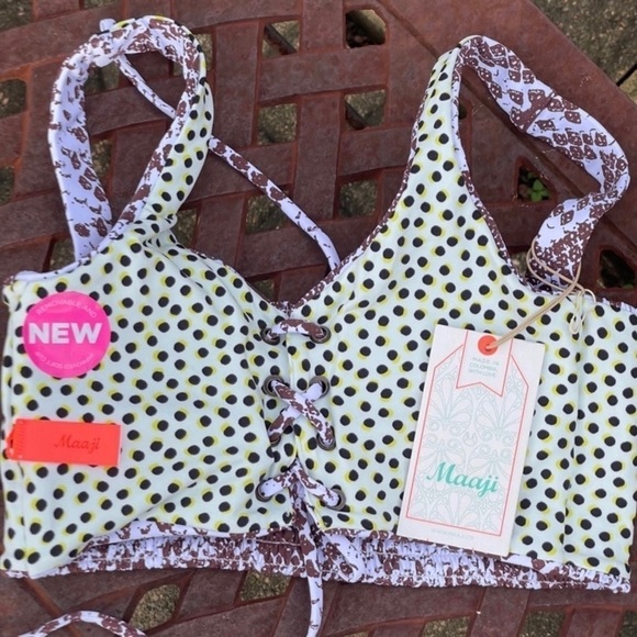 💋NWT MAAJI Mamba Viva Chi Chi Reversible Bikini 2Piece Set - Picture 6 of 11